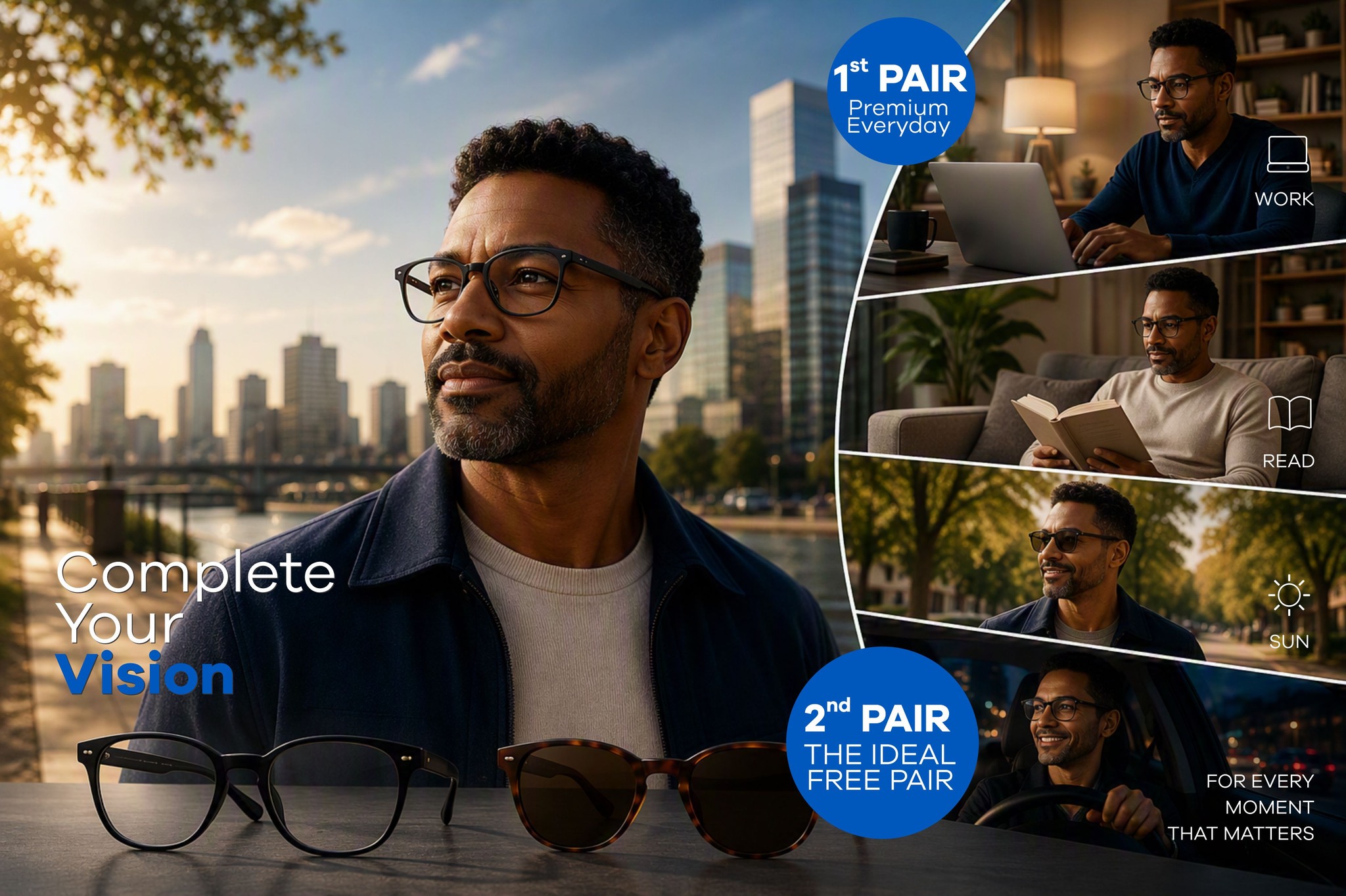 Spring is around the corner, are you ready? Purchase Hoya iD Lifestyle multifocal lenses between now and November'26, and get free tinted multifocal sunglass lenses. Your Spring just got a lot better! Contact us today to make an appointment.