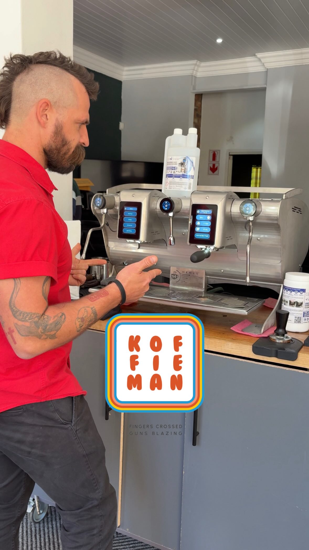 Keeping your Henlo running at its best starts with the basics.
Here’s @diekoffieman step by step guide to cleaning your Henlo with @caffenu products, because a clean machine means better coffee, every time. ☕️