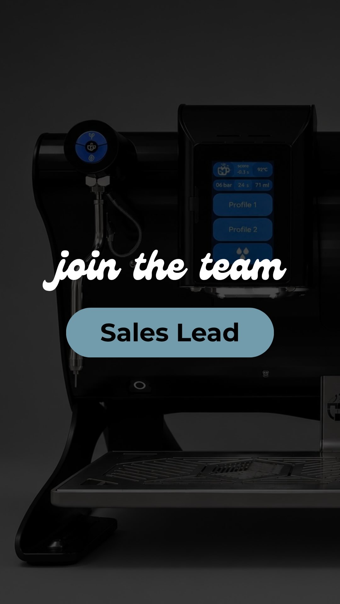 We’re hiring ☕️
We’re a growing, proudly SA espresso machine brand looking for a Sales Lead to own our sales pipeline and drive new business.
You’ll manage leads from first conversation to close, build strong relationships with coffee businesses, and help grow Henlo’s presence in the market.
If you’re confident, commercially minded, relationship-driven, and passionate about great coffee and beautifully engineered products, we’d love to hear from you. 👋
🔗 Link in bio